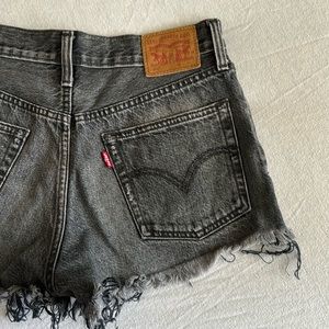 Levi High Rise Denim Shorts size 26